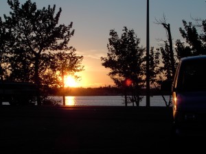 Our last Sylvan Lake sunset.