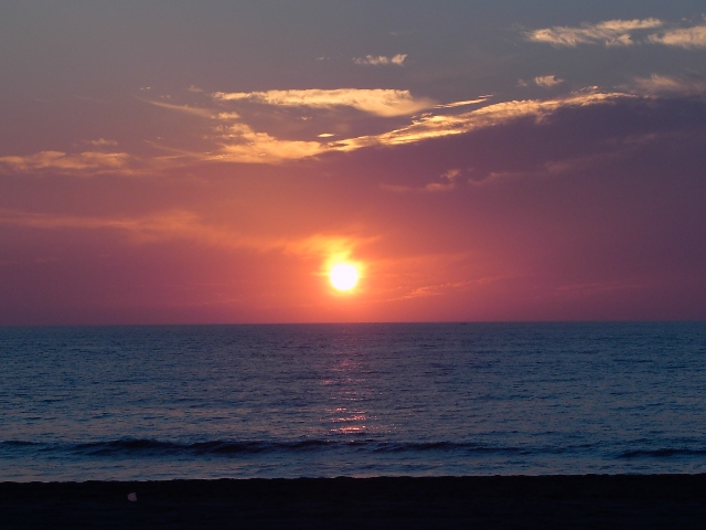 One of our first Mexico sunsets.